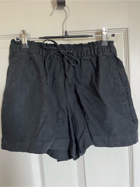 GAP Pants - GAP Black Casual Drawstring Linen Shorts